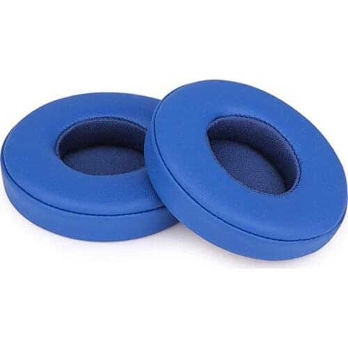 1 Pair Replacement Earpads Memory Foam Ear Cushion Cover for Beats Solo 2.0 / 3.0 Wireless On Ear Headphones Ear pads