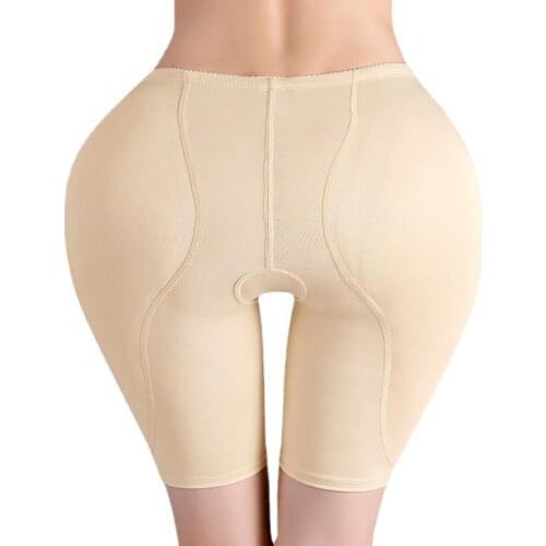 Womens high waist, abdomen, buttocks, hips and sponge pad, fake buttocks, postpartum shaping pants, close fitting shaping, hip