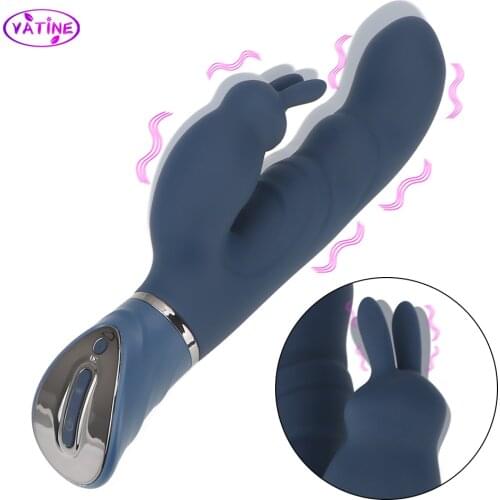 VATINE Sex Shop Strong Dildo Rabbit Vibrators For Women Sex Toys Vagina Massage Anal Nipple Female Masturbator Erotic Toys USB