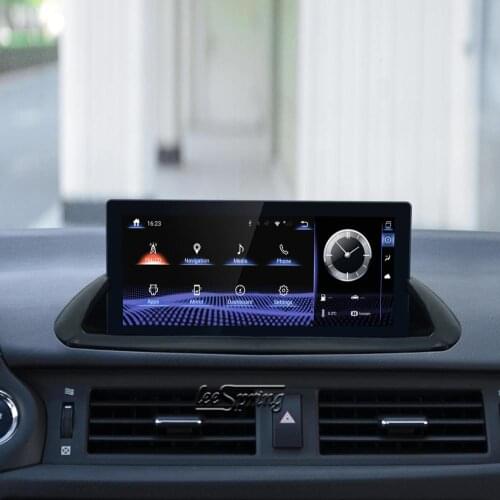 10.25 inch Android 10.0 Upgraded Original Car Screen multimedia Player for LEXUS CT200 (2011-17 Original with 7inch screen&Knob)