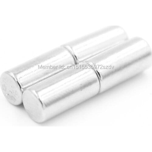 50pcs Strong Round Dia 5mm x 10mm N35 Rare Earth Neodymium Magnet Art Craft Fridge 5x10mm