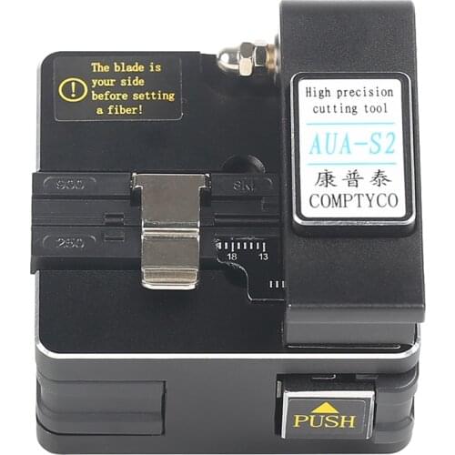 AUA-S2 High Precision Hot Melt Optical Fiber Cleaver Fiber Optic Cutter Fiber Cleaver with Bag