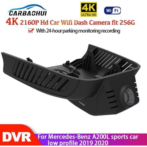 Car DVR Wifi Video Recorder Dash Cam Camera Control by Mobile Phone App For Mercedes-Benz A200L sports car low profile 2019 2020