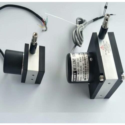 Pull rope type linear displacement sensor encoder signal output 3000 pulses high precision 304 wire rope electronic ruler