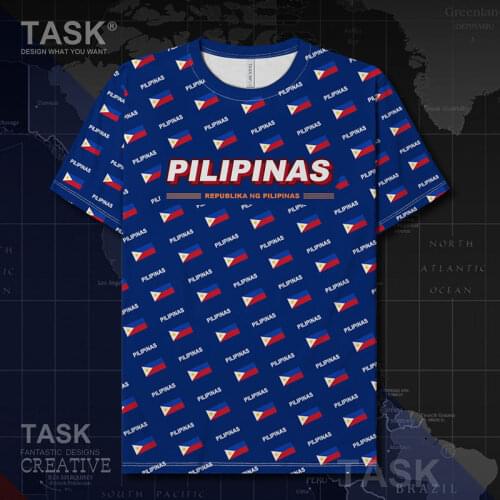 Philippines Pilipinas PHL Quick Dry t shirt t shirt for men sporting Sportswear Fitness Running shirts new tops clothes summer