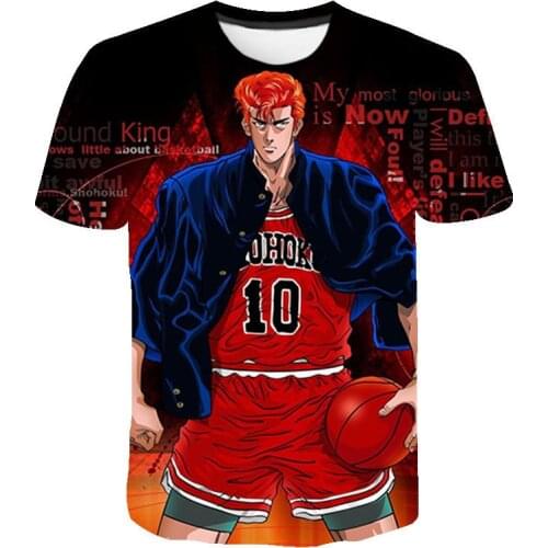 New Summer Slam Dunk 3D Printed T shirt Men Women Children Fashion Streetwear Cool Boy Girl Kids Short Sleeve Tops Tee