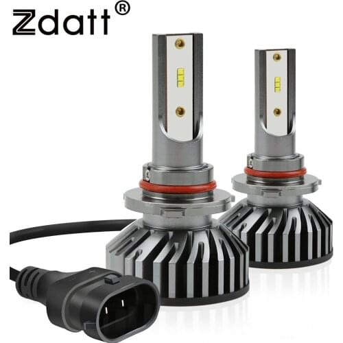 Zdatt H4 Led Headlight Bulbs H1 HB3 HB4 H11 H7 Led Canbus 12V 6000K 20000LM 100W Turbo ZES Chip Car Fog Lamp 9005 9006 h7