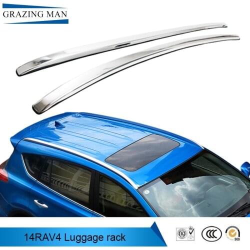 European design version roof rack for 2014 2015 2016 2017 2018 Rav4 aluminum alloy roof rack