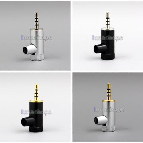 L Shape Flat Steps Balanced 2.5mm 4 poles TRRS Plug adapter For Astell & Kern AK380 AK240 AK100i KANN AK70 LN006361