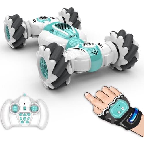Hot-Selling RC Stunt Car Gesture Sensor Twisting Drift Off-Road Vehicle With Light And Music Remote Control Childrens Toy Gift