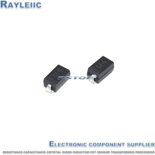 NEW Original M4 SMA SMD DO-214AC 1N4004 IN4004 4004 DO214AC 1A 400V rectifier diode In Stock