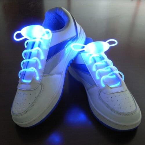 Party Skating Charming LED Flash Light Up Glow Shoelaces Shoe Laces Shoestrings Color Shoelace Shoe Accessories