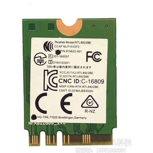 RTL8822BE Dual-band AC 867M Network Card Blutooth 4.0 Wireless Network Card