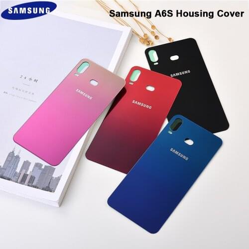 Samsung Galaxy A6s 3D Glass Battery Back Cover Housing Repair For Galaxy a6s SM-G6200 Replacement Part Rear Door Panel Cases