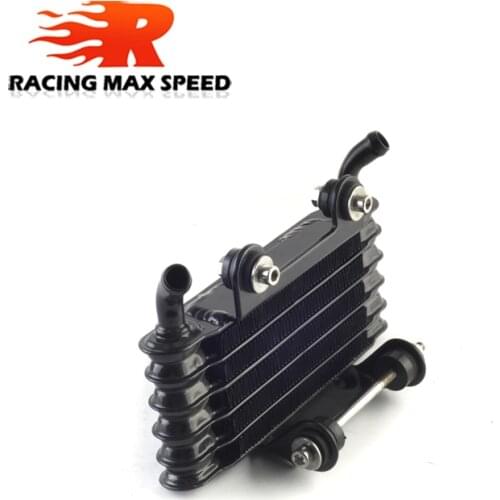 High Quality Universal Motorcycle oil cooler suit for Honda Yamaha 200mm black SO-08