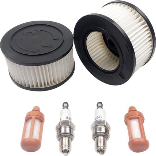 2Pieces Air Filters with Spark Plugs for Stihl MS231 MS241 MS251 Chainsaw