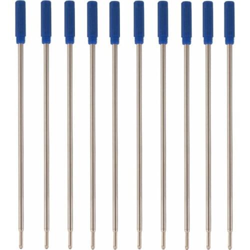 10pcs Standard Blue Ballpoint pen Refill Medium nib New Suitable for all types of my shop and market