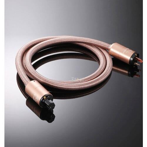 1Pcs Taiwan MPS C-380AC fever class power amplifier fever audio power cable HiFi American standard audio and video 1meter