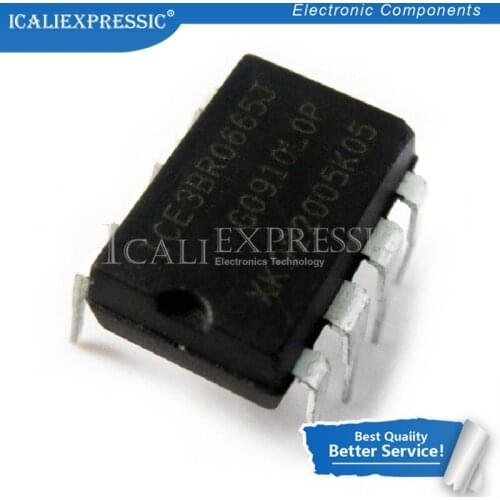 10PCS ICE3BR0665J ICE3BR0665JZ 3BR0665J 3BR0665 DIP-7 In Stock