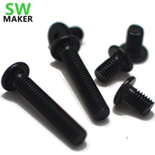SWMAKER 20pcs Openbuilds CNC DIY M5 Low Profile Screws M5*6/8/10/15/20/25/30/40/45/50/55/65mm fast ship