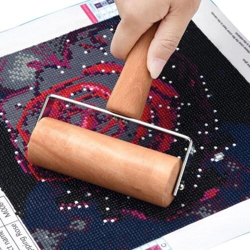 5D Diamond Painting Tools Wooden Roller Craft Ceramic Pottery Rolling Pin Sewing tools and accessories #4a08