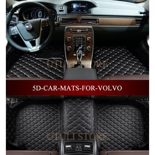 Car floor mats for Volvo C30 S40 S60 S80 S90 XC60 XC90 V60 V90 custom fit car styling all weather carpet floor foot mats