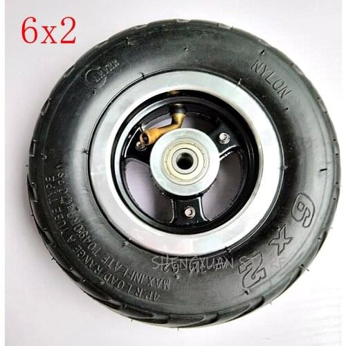 Free shipping 6X2 tyre 6 Inch Scooter Tire & Inner Tube Set Electric Scooter Wheel Chair Truck Electric Scooter Pneumatic