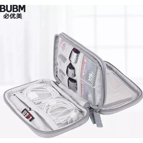 BUBM Portable 2.5'' External Hard Drive Case Cover,2.5 Inch Bag Disk HDD Protection Box Electronics Travel Organizer/ Cable Bag