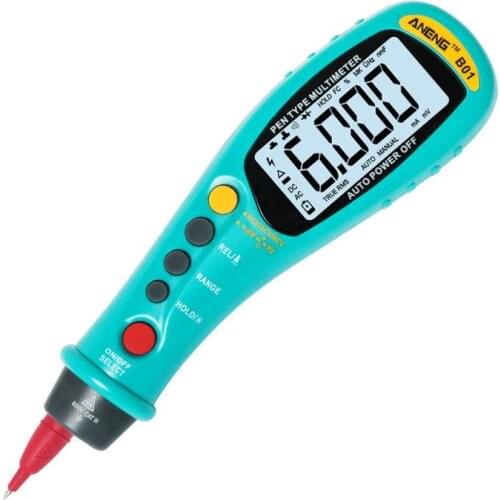 B01 Pen LCD Digital Multimeter Auto Rang Electric 6000 Counts AC/DC Voltmeter Frequency Current multi meter Transitor Tester