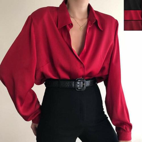 EAEOVNI Red Blouses