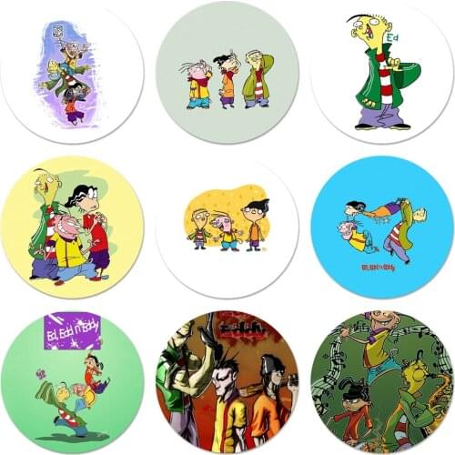 Ed edd n eddy Icons Pins Badge Decoration Brooches Metal Badges For Backpack Decoration 58mm
