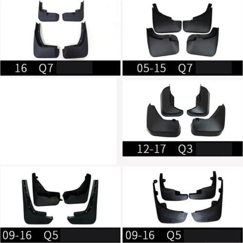 Eosuns Car Fender for Audi Q5 Q7 2009-2017 Rear Wheel Mud Flap Splash Guard Mudguards