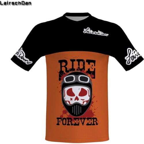 SPTGRVO Lairschdan Summer MTB Moto Downhill Shirt Maglia DH 2019 Enduro Road Motocross MX Jersey Cycling Breathable Short Sleeve