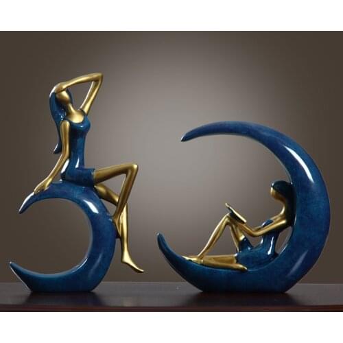 Creative Home Wine Cabinet Small Ornaments European Living Room Porch TV Indoor Desktop Decoration Crafts Figurine