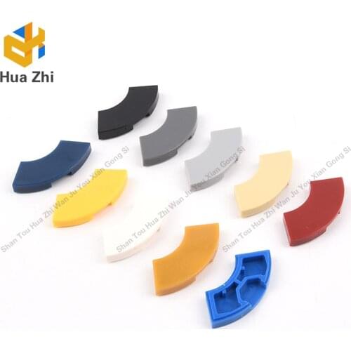 Building Blocks Parts 27925 10PCS Tile 2 x 2 Curved, Macaroni LEGOING MOCS Education