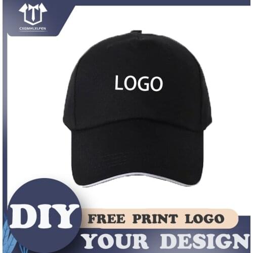 Multicolor golf caps, baseball caps, peaked caps, sports sunshade, pure cotton, five-piece air holes, high-end custom logo hats