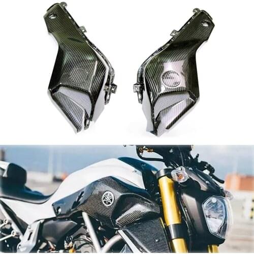 Carbon Fiber Motorcycle Modified Intake Cover Side Panel Body Side Panel Car Shell for Yamaha MT07 mt07