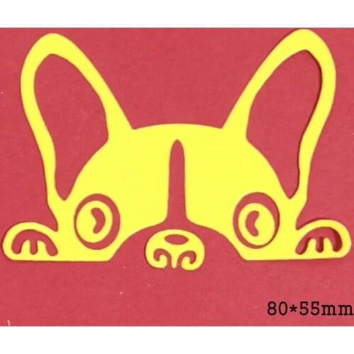 Metal Cutting Dies Bulldog Craft Die mold for DIY Scrapbooking Paper Cards Decorative Crafts Embossing Knife Blade Die Template