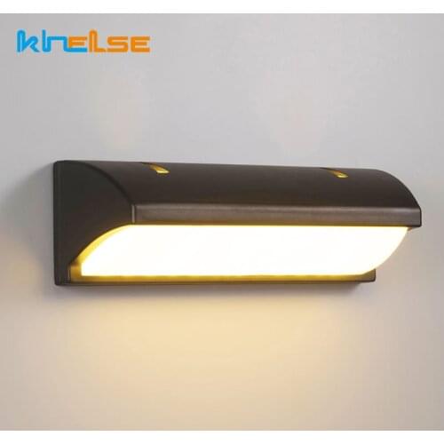Indoor Outdoor Wall Lamp Waterproof IP66 Porch Light 18W 30W Modern LED Wall Light Aluminum E27 Courtyard Garden Decora Lighting