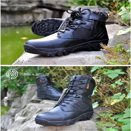 Low Price Good Quality Outdoor Sport Shoes Men Tactical Sneakers Hunting Hiking Boots Climbing Camping Breathable Botas 2 color