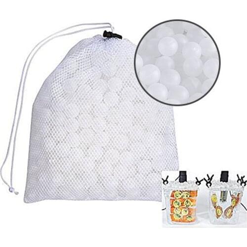 New Sous Vide Cooking Balls BPA Free 20mm 250 Balls with Mesh Drying Bag for Anova Joule Cookers Water Bath Cooking and Sous Vid