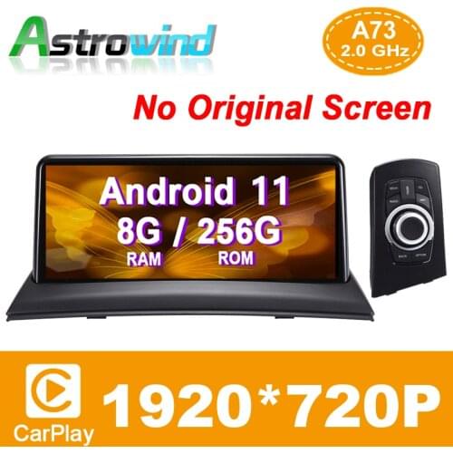 Octa Core 6G RAM 128G ROM Android 11 System Car GPS Navigation Media Stereo Radio For BMW X3 E83 2004-2009 with idrive