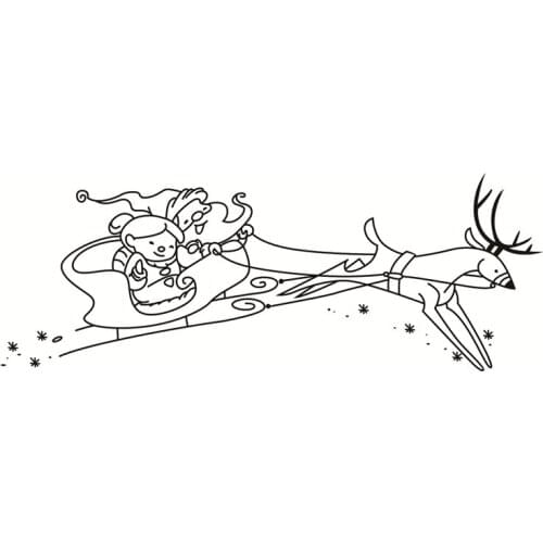 Santa Claus Transparent Clear Silicone Stamps for DIY Scrapbooking/Card Making/Kids Fun Decoration Supplies 11