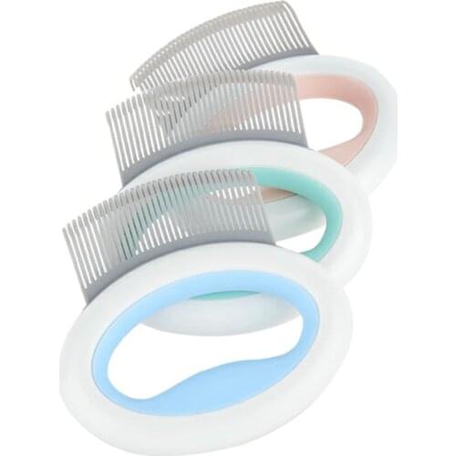 Pet Grooming And Massage Dual-purpose Hook Comb Pet Hair Cleaning And Beauty Products Comb Massager Tool Three Colors Hot Sale