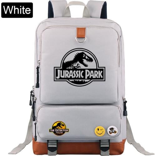 Fashion Adventure Dinosaur Jurassic Park World Boy Girl Book School Bag Women Bagpack Teenagers Schoolbags Student Backpack