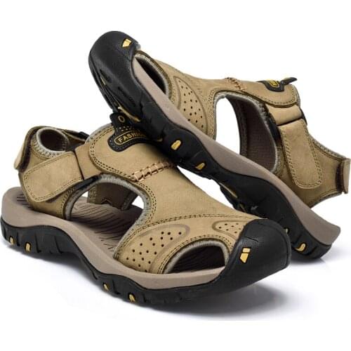 Sandalet sandalia for man para sandali verano men da homme hombre genuine cuir uomo zandalias shoes sandalen sandals-men summer