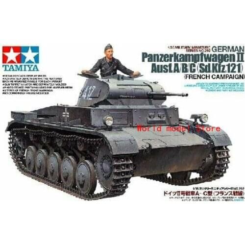 Tamiya 35292 1/35 Military Model Kit WWII German Light Tank Panzer II Ausf.A/B/C