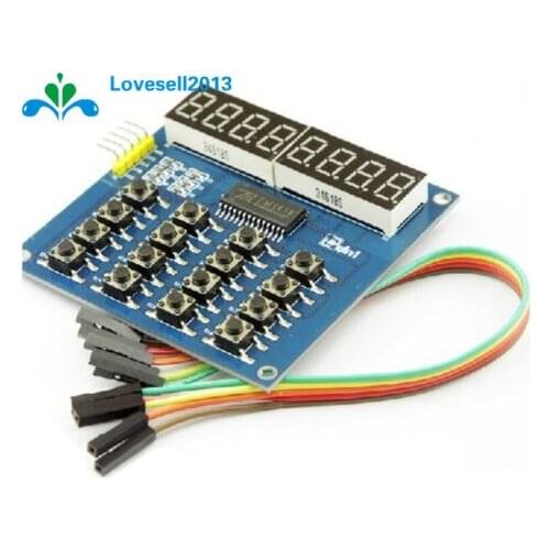 TM1638 Digital 8 Bits LED Keyboard Scan And Display Module Digital Tube