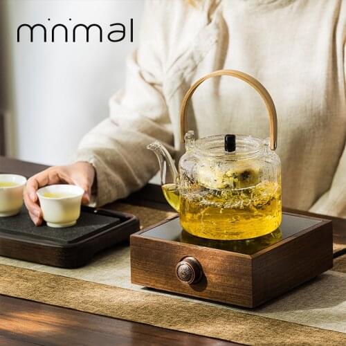 High quality Heat Resistant Glass Flower Tea Pot,Practical Bottle Flower TeaCup Glass Teapot with Infuser Tea Leaf Herbal Coffee