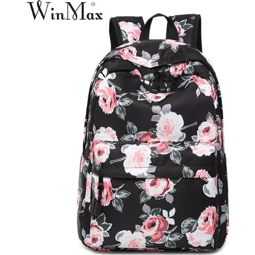 Женские рюкзаки с цветами Winmax China At AliExpress